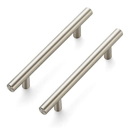 Image of Ravinte 18 Pack 6-3 /8 inch Cabinet Pulls Brushed Nickel Stainless Steel Kitchen Cupboard Handles Cabinet Handles, 4 inch Hole Center