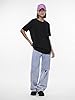 PIECES PCLINA Female T-Shirt, Black, Large #4