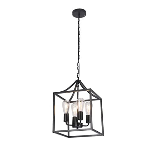 Luminaire suspendu créatif simple en fer style américain