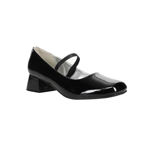 NINA Kids Girls Tevi Round Toe Mary Jane Pumps Flats - Black2