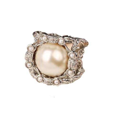Pearl Ring Hollow open ring CZ Ring 925 Silver fashion Ladies ring Cubic Zircon oxide ring Wedding ring Women Jewelry Rings Statement