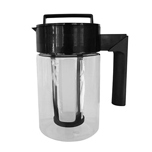Coffee Kettle,Cold Brew Coffee Maker Heavy-Duty Glass Pitcher with Easy To Clean Reusable Mesh Filter Silicone Handle Airtight Cold Brew Pitcher Coffee Accessories Coffee Gift (Random)