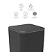 Ninestars SAT-3-1BK, 3 LTRS/0.79 GAL, Plastic Trash CAN for Cars, Push TOP, Black