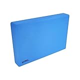 Tamaño: 305 x 205 x 50 mm Amazon Brand - Umi -Yoga Bloque Ladrillos de Yoga EVA Bloque para Yoga, Pilates, Ejercicio, Antideslizante y Ligero (Azul, 1 pc)