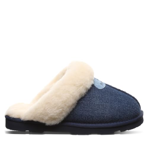 BEARPAW Women's Loki Duo Denim Blue Slipper Size 93