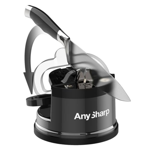 AnySharp Pro Afilador de Cuchillos (Metal) con Ventosa