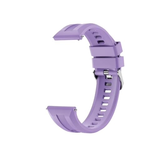 [LOKLNEYK] �ɓK������Huawei GT6 46mm/ GT6 Pro /GT5 ���j�o�[�T���o���h�ɓK������22mm�V���R���X�g���b�v ?(Lilac,For Huawei GT6 46mm)