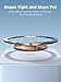 UGREEN Qi2 25W Magflow Wireless Charger Magsafe Charging Station 2-in-1 for iPhone 17/16/15/14/13/12 Pro Max, Fast Foldable Stand with USB-C Port, Compatible with AirPods, Dual Device Charging