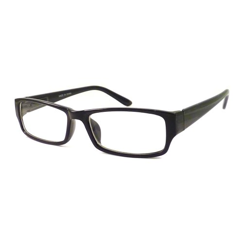 Moda Vintage Style Designer Frame Clear Lens Eyeglasses Black #TOP1