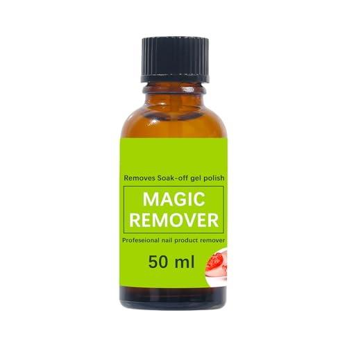 Extractor de Acrílico para Uñas - Removedor de esmalte de gel de semana de 50 ml - Fórmula Con Botella Gotero Para Uso En El Hogar Y Los Principiantes