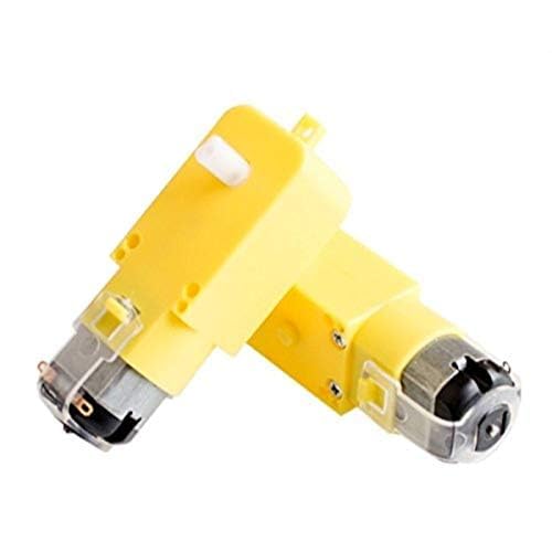 2 pcs dc bo motor dual shaft 3v–12v high torque gear motor for diy robotics, smart car, robot wheels, stem projects & arduino compatible kits