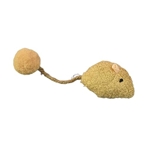 Generic Brinquedo de rato interativo para gatos, gatinhos brincando, brinquedos de pelúcia para gato