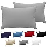 AMPLIA GAMA PARA ELEGIR: Gracias a los múltiples tamaños disponibles, podrás encontrar un juego de fundas perfecto para tus almohadas: Cojin 40x40 cm, Almohada 40x60 cm, Almohada 40x80 cm, Cojin 80x80 cm, Cojin 60x60 cm, Almohada 50x70 cm, Almohada 40x145 cm, Almohada 65x65 cm