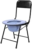 Bedside Commode Chair Folding Portable Elderly Bedside Commode Can Be Used As A Bath Chair Toilet Seat Toilet Raiser Dining Table Chair