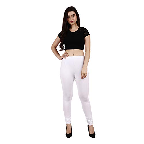 Image of Women's Plus Size Relaxed Fit Cotton Leggings - Multicolor Delights for Comfort and Style (Multicolor