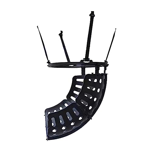 Aosekaa Basketball Hoop Rebounder Basketball Hoop Return Attachment Replacement Rim Rebounder Parts Rotatable PP Material Suitable for Adults Kids