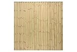 Timber Products Pressure Treated Tanalised 6x5 Feather Edge Fence Panel (1.83m x 1.52m) 6ft x 5ft - Garden Fencing Panels Feather Edge Construction - Heavy Duty Close Board