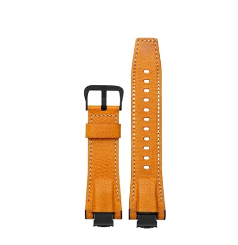 [X] 14mm XeXX`[ A_v^[ U[ EHb`oh JVI Fit For G-Shock GST-B400 Y EHb`Xgbv iC uXbgɓK(Yellow -black)