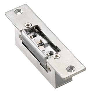 Cerradura Eléctrica Simétrica, abrepuertas con Memoria y Bloqueo de Baja Corriente 400mA para 12VDC, Pestillo Ajustable - Seguridad Avanzada y Alto Rendimiento