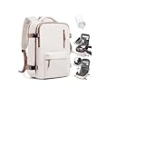 SZLX Vacuum Backpack Carry-on Luggage Women, Airbag Backpack with Vacuum System for Travel, Ryanair Travel Ruscksack Cabin Size with Pump Waterproof Men's Vacuum Suitcase