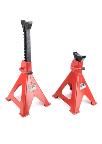 Borriquetas - soporte metálico para vehículos, capacidad 6Ton, pack de 2 unidades, estructura robusta y duradera en acero.*