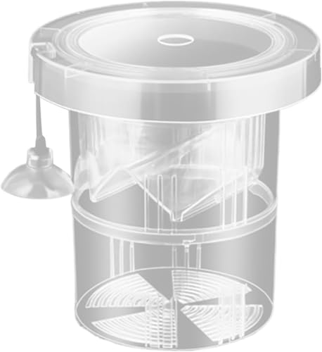 水族館のベビーフィッシュセパレーター、水槽用の繁殖箱,浮かんだ魚の分離ボックス - 順応植物保育園の産卵のためのメッシュ側の調整可能な再利用可能な仕切り