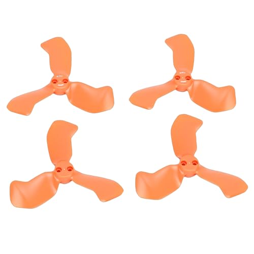 Yunseity 4PCS Drone Propellers Fit for NEO 2 PC Low Noise Replacement Paddles Lightweight Extended Time with 3 Vanes for Smooth Stable (Orange)