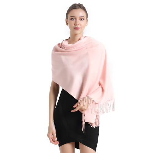 Image of Pashmina Scarf and Shawl - Soft Women Pashminas Wrap for Wedding Evening Party dresses