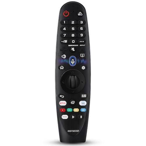 Replacement for LG Magic Remote for LG Smart TV Remote Control,Replacement for MR20GA MR24 MR23 MR22 MR21 MR19BA,Suitable for L G UHD QNED OLED NanoCell 4K 8K Smart TV,with Pointer and Voice Function