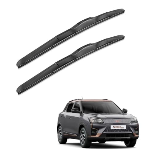 Image of Oshotto Frameless (O.E.M Type) Wiper Blades Compatible with Mahindra XUV 400 EV (24 inch / 16 inch)