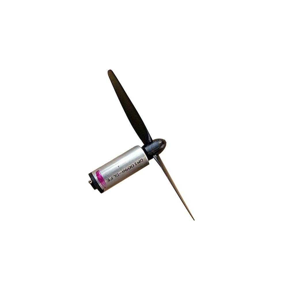 2 juegos de arranque electrónico M50 3-6V CC 15000RPM DC Arrancador electrónico con hélice negra CW CCW modelo avión helicóptero ventilador DIY kits