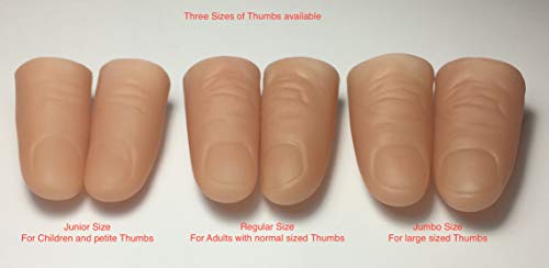 D'Lite S Regular Red Lightup Magic - Thumbs Set / 2 Original Amazing Ultra Bright Light - Closeup & Stage Magic Tricks thumb #1