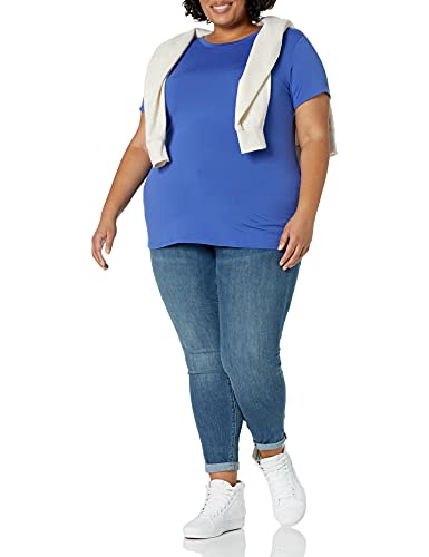 Image of Amazon Essentials Women's Active Quick Dry Tech Stretch Short-Sleeve Crewneck T-Shirt, Multipacks
