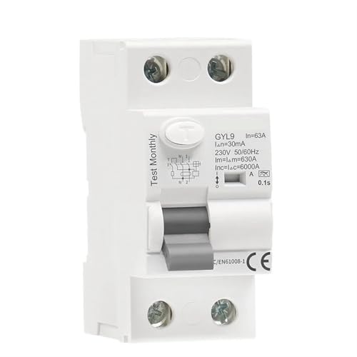 Disyuntor RCD tipo A de 2 polos para cuadros eléctricos de 63A 1