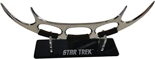 Factory Entertainment - Star Trek: The Next Generation - Klingon Bat'Leth 7-Inch Metal Prop Replica with Display Stand (Adult, Collectible, Prop-Replica, Sci-Fi, Indoor, Manual Operation)