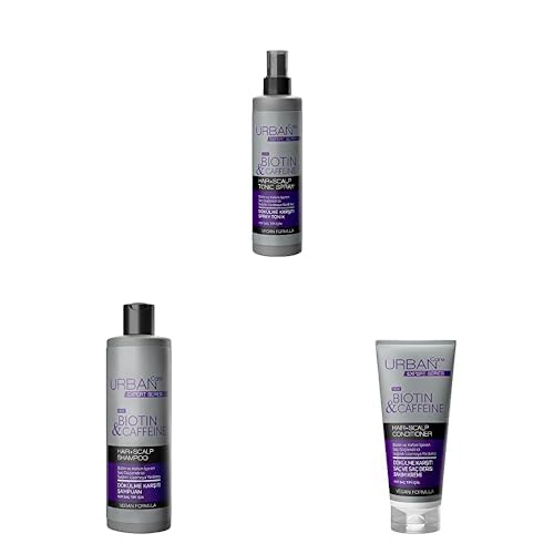 Urban Care Expert Biotin & Caffeine Tonik 200 ML + Urban Care Expert Biotin & Caffeine Şampuan (350 ml) + Urban Care Expert Biotin & Caffeine Saç Kremi (200 ml)