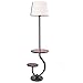 Produktbild Stehleuchte Wohnzimmer kreative vertikale Schreibtisch Lampe einfache moderne Nordic Schlafzimmer Studie Sofa Lampe Tisch Couchtisch Lampe (Farbe : Black walnut color)