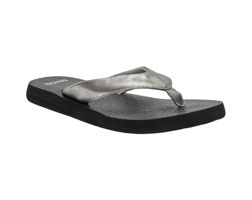 Sandales femme Sanuk Yoga Mat II Metallic contre la fatigue plantaire