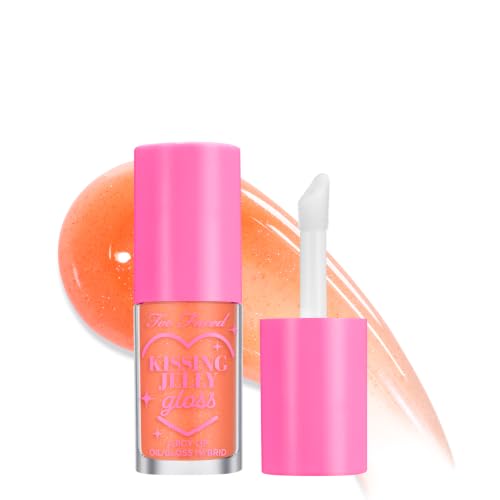 Too Faced Kissing Jelly Lip Oil Gloss | Gloss & Lippenöl in einem für Feuchtigkeit und Glanz – Ansicht 1