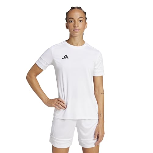 Maillot de football Squadra25 femme adidas coupe regular noir et blanc