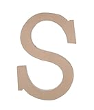 Darice 2860-S Paper Mache, 23.5-Inch, Letter S