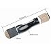 Zxpjkyu DIY Fishing Rod Handle Rod Building Multipurpose Split Grip Rod Handle for Ice Fishing, Short Handle Rubber