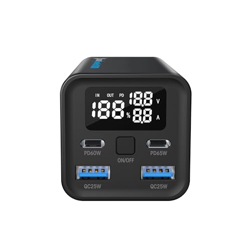 Xlayer Powerbar 65W Power Bank 20000mAh PD USB C für schnelles Laden