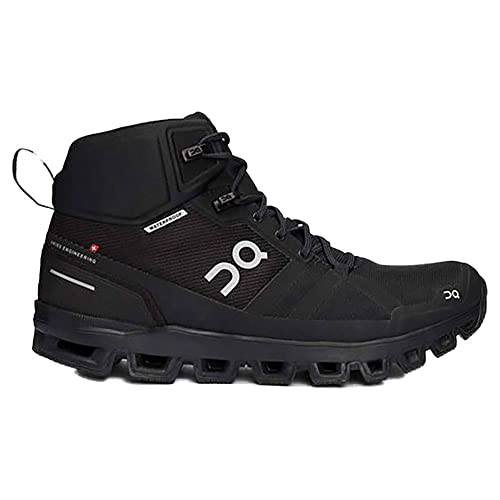 On Running W Cloudrock Waterproof Schwarz, Damen Wanderschuh, Größe EU 37.5 - Farbe All Black