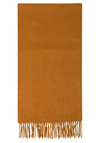 Style & Republic Kaschmirschal für Damen - Schal aus 100% Kaschmirgewebe, kuschelig und warm, 1,69m (Golden Camel) Cover