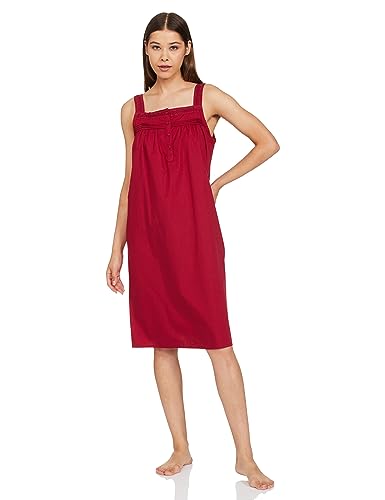 Image of Amazon Brand - Eden & Ivy Women's Cotton Knee Length Sleeveless Nighty