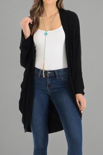 Image of iconic luxe Women's Jersey Batwing Sleeve Cardigan