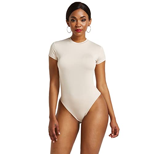 Bodys pour femmes col rond confort extensible pour lisser la silhouette sans pli