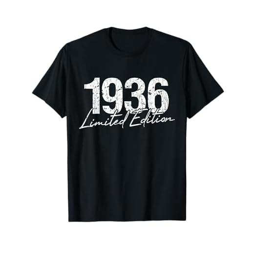 Cumpleaños 1936 Edición limitada Regalo Usado Grunge Vintage Camiseta