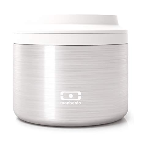 monbento MB Element Bento Box aislada plateada Cover